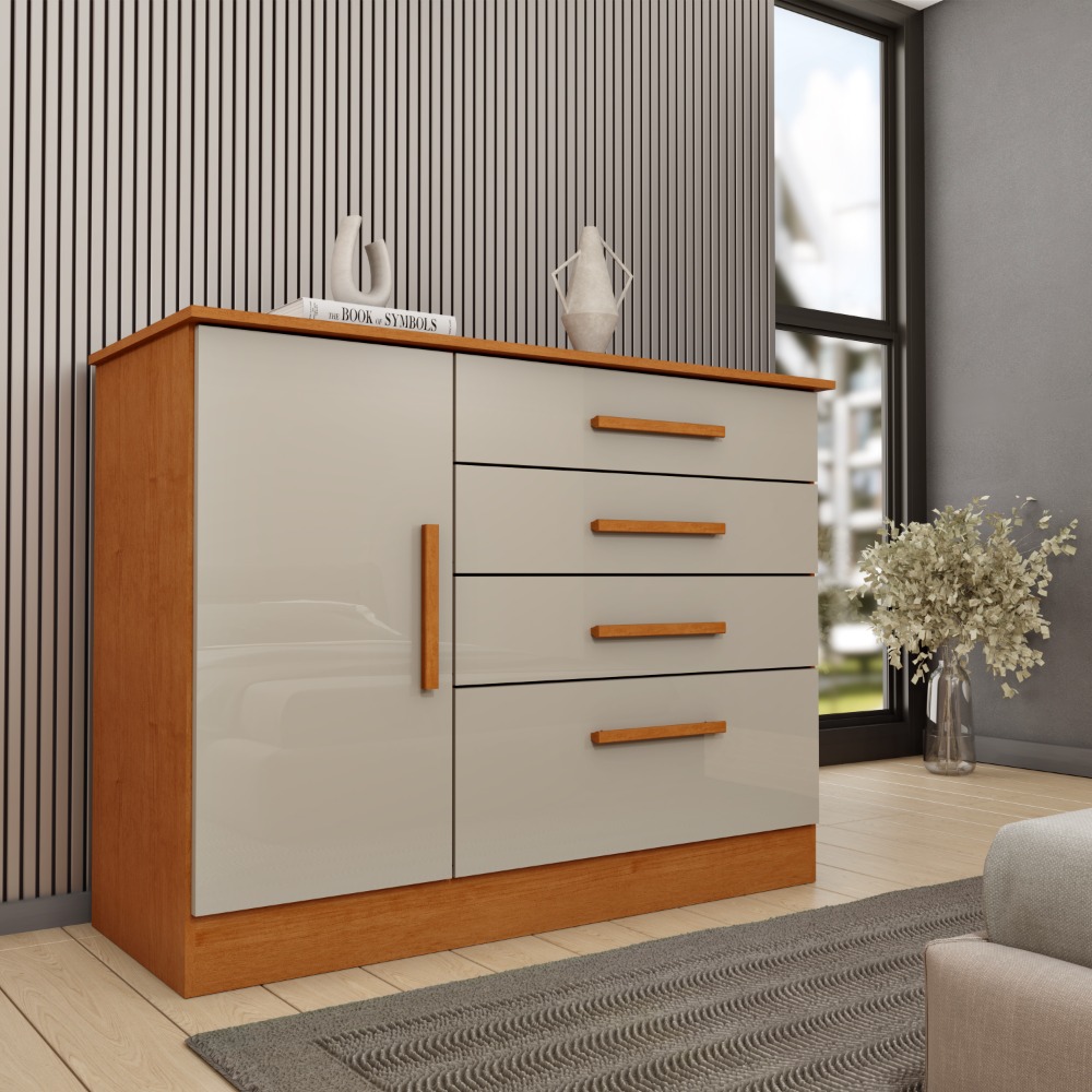 Dormitório Chicago 4 gavetas